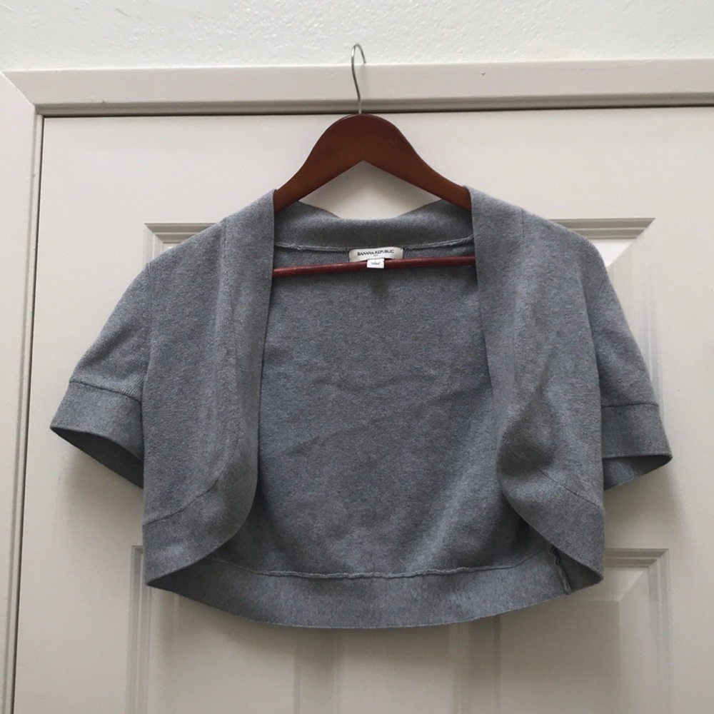 Grey shrug cardigan